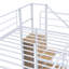 Twin Over Twin Bunk Bed With Lateral Storage Ladder And Wardrobe-2055316374