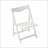 Foldable Small Table And Chair Set With 2 Chairs And Rectangular Table  White