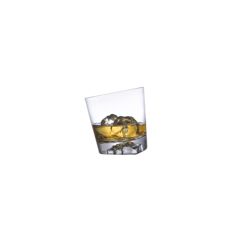 Memento Mori Handmade Crystal Whiskey Glass