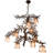 Donterious 10 - Light Steel Dimmable Geometric Chandelier