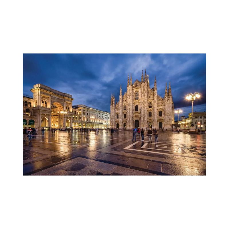 Milan Cathedral (Duomo Di Milano) at the Cathedral Square, Lombardy, Italy 1 Piece Wrapped Canvas Wall Art