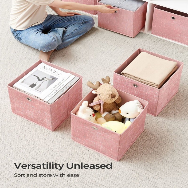 Rebrilliant Fabric Storage Bag, Pink