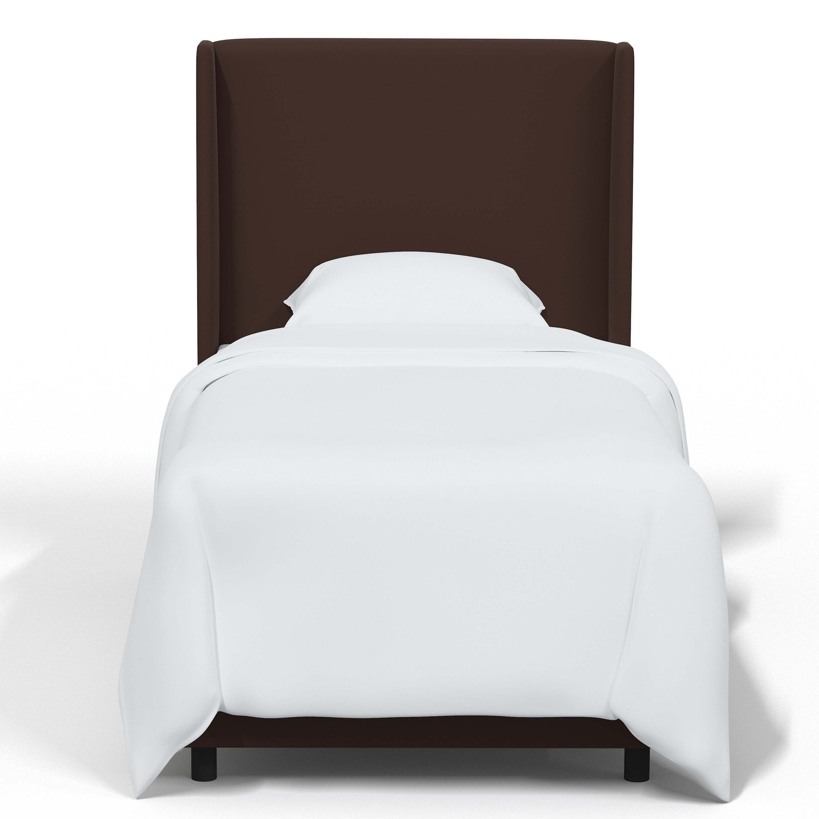 Tilly Upholstered Bed, Twin, Classic Chocolate Velvet