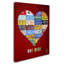 «Heart» par Design Turnpike, impression sur toile-16420288