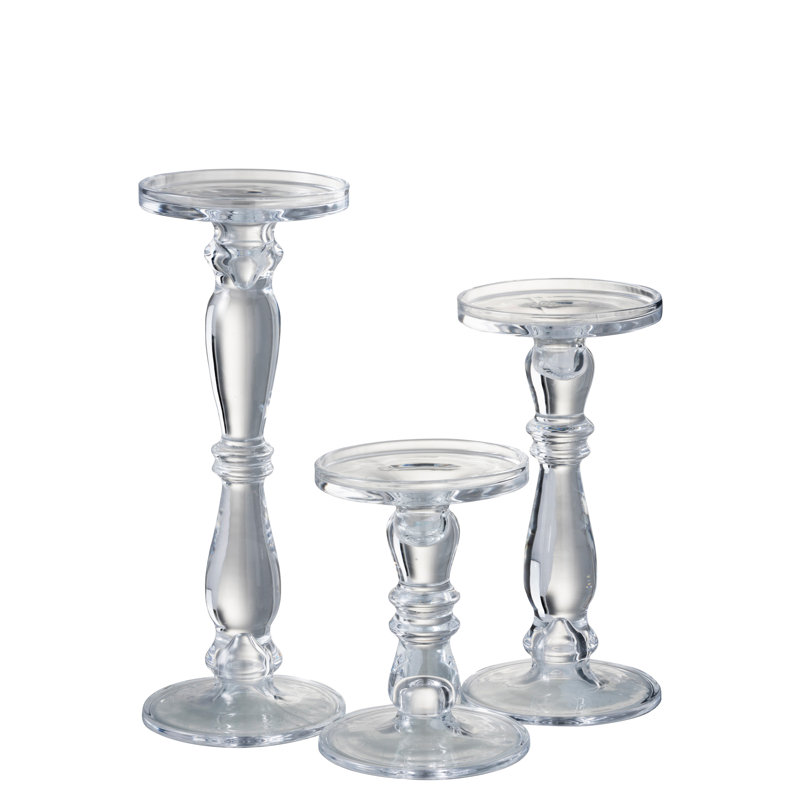 Glass Tabletop Candlestick