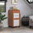 Daniele 122Cm W Elongated Writing Desk and Chair Set