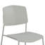 Set of Four Black Aspen Academy Kitchen Side Chairs, Stackable Design, Plastic-121651564