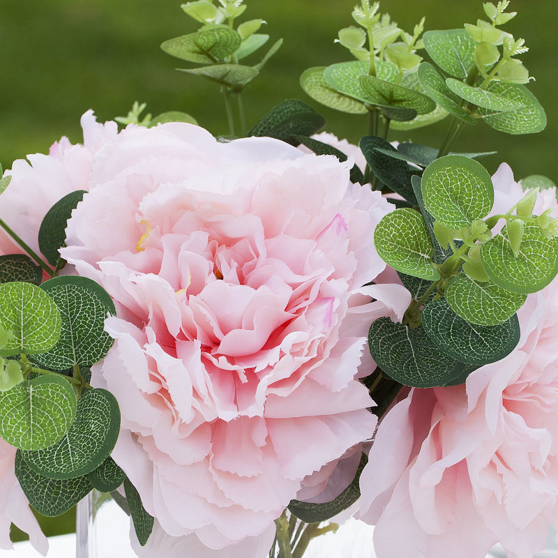 Fleur de pivoine en soie artificielle
