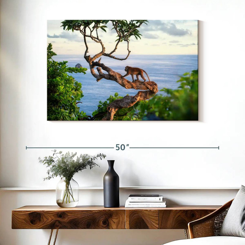 Brampt Balinese Monkey, 26" H x 39" W