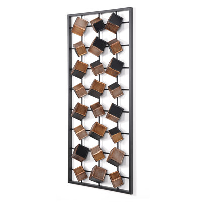 Modern Abstract Wall Decor on Metal