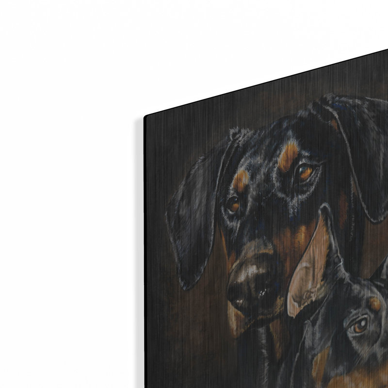 «Doberman Pinscher 2» par Barbara Keith, H 24 po x l 16 po