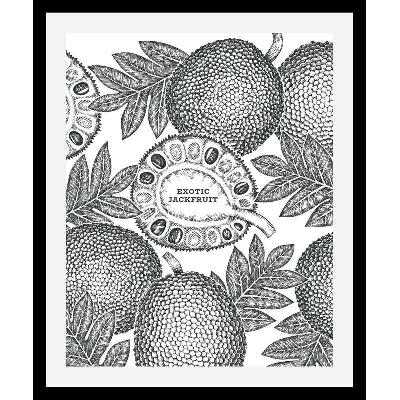 Exotic Jackfruit - Single Picture Frame Print, 70cm H x 50cm W