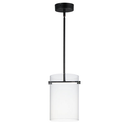 Luminaire suspendu cylindrique 1 lumière DEL Maija