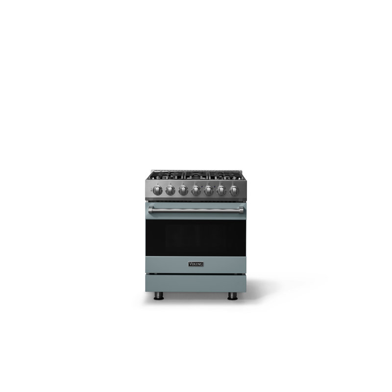 Viking30"W./24"D. Sealed Burner Range-5 Burners, Natural Gas, November Sky, Gas