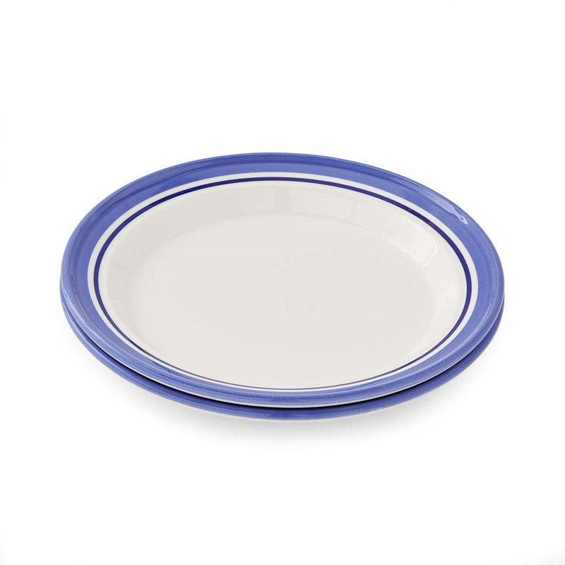 Portmeirion, Potters Stripe - Dinner Plates, Blue