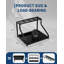Steel Freestanding Ski/Snowboard Rack