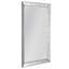 Miroir de plancher perlé 79 po Finth