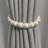 Solid Wood Bead Curtain Tieback