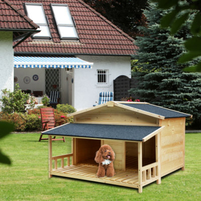 Densil Solid Wood Dog House
