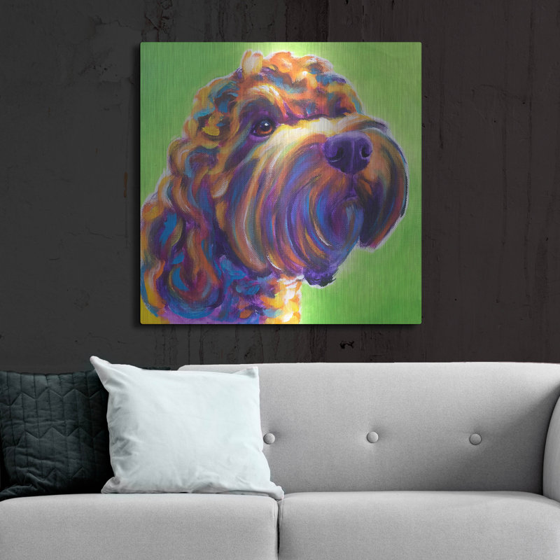 "Freddy" par Dawg Painter, H 36 po x l 36 po