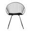 Sayers 47cm H Upholstered Windsor Back Side Chair in Silver