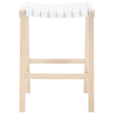 Alston Counter Stool with Solid Wood Frame