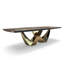 Ezio Walnut Wood Dining Table-475936526