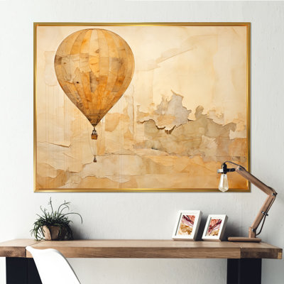 " Minimalism Hot Air Balloon Journeys "