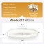 Ventilateur de plafond encastré blanc 20 po avec lumière, profil bas, application et télécommande, moteur à courant continu silencieux à 6 vitesses, DEL à intensité variable pour la chambre à coucher-295176452-295176451-290089828