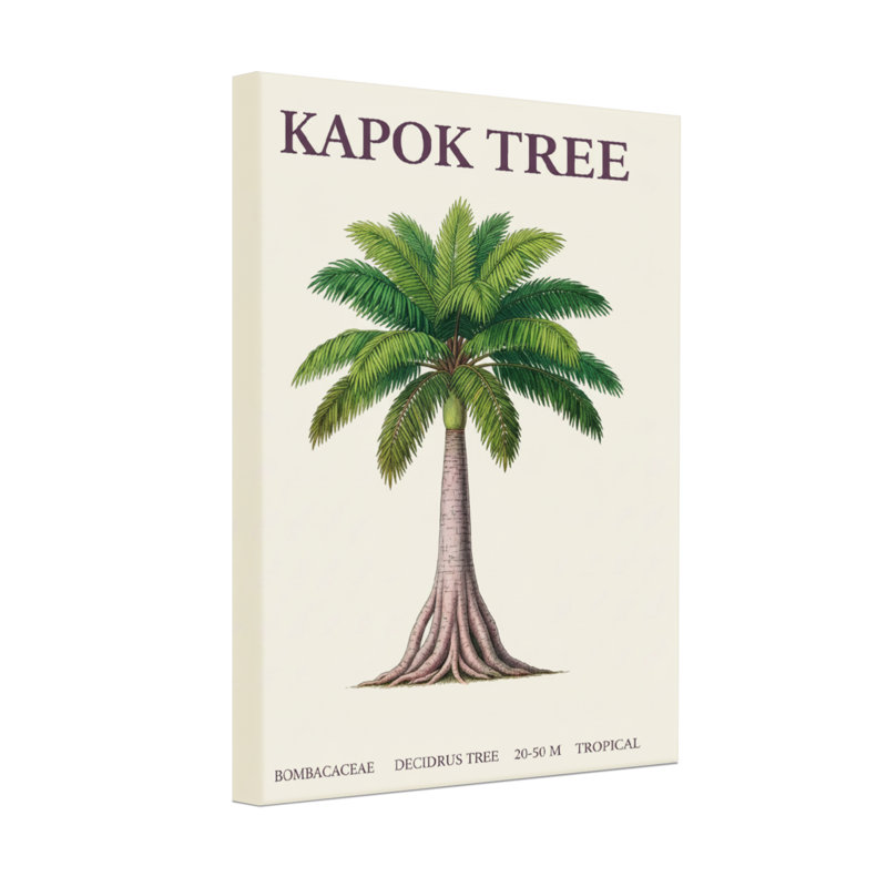 «Kapok Plants & Flowers», plante tropicale, impression, H 30 po x l 20 po