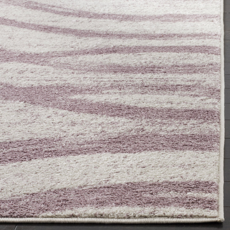 Shelva Performance Abstract Rug, Square 4'
