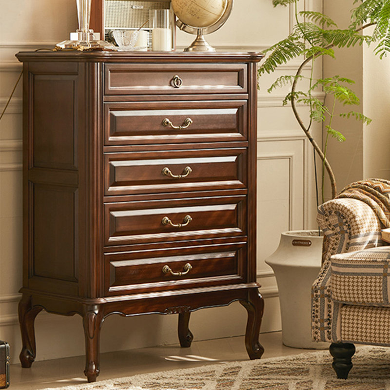 Commode d'appoint en acajou de style américain