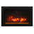 25.25'' W Black Electric Fireplace