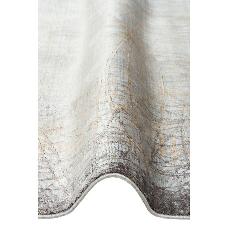 Rakeya Machine Made Indoor / Outdoor Area Rug, Rectangle 6'6.7" x 9'10.1"