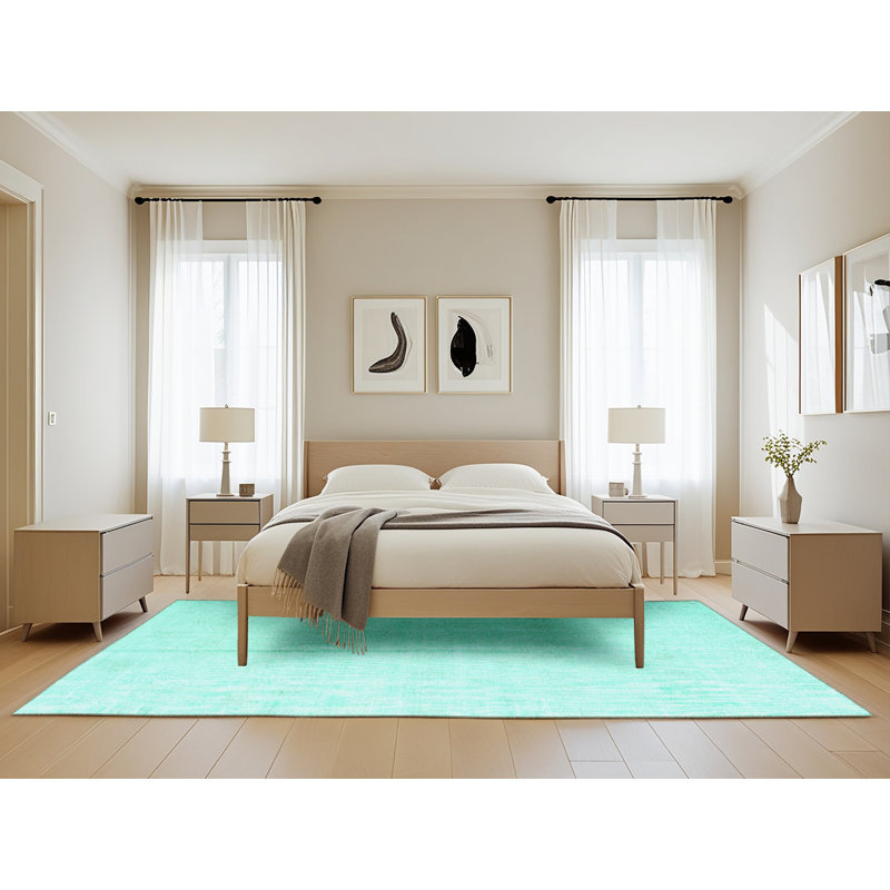 Wool Indoor Rug, Rectangle 5' x 8'