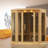 Dynamic Infrared Maxxus 3 - Person Bluetooth Compatible FAR Infrared Sauna in Hemlock