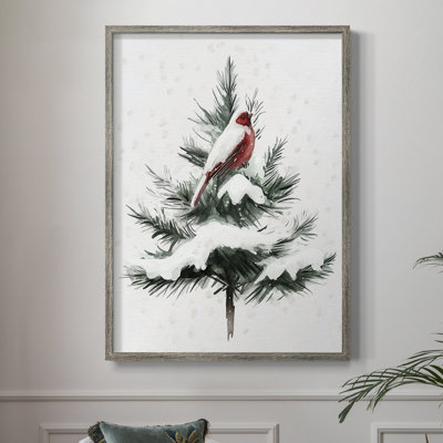 «Christmas Holiday Art» CDXXI, reproduction encadrée - bois massif