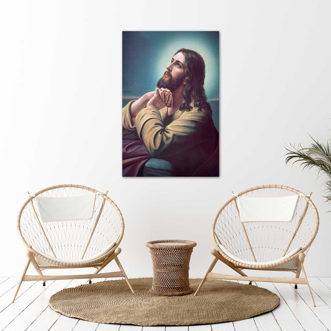 Grafikdruck Jesus Praying