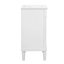 Armoire de salle de bain 18 po style français avec rangement et lavabo en céramique, solution pour petit espace, tablette réglable et charnières à fermeture douce-2121064323
