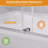 60'' W X 74'' H Door Double Sliding Frameless Shower Door With Easy Clear Tempered Glass-120129632