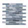 Dorian 1 in. x 4 in. Satin Glass Beveled Mosaic Tile for Wall and Floor