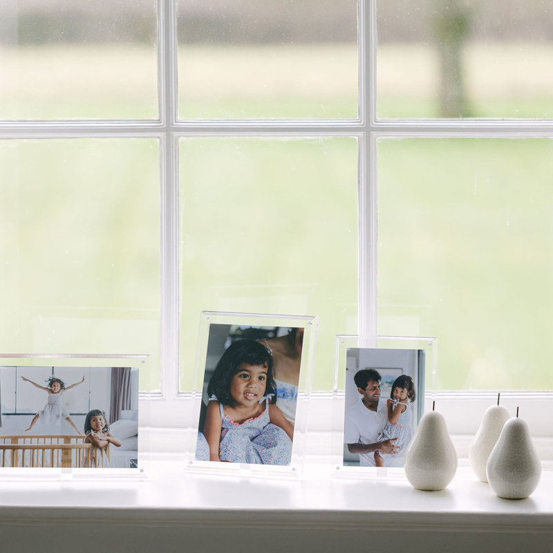 Clear Beveled Picture Frame, 4" x 6"