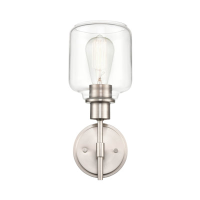 Asheville 1 Light 12.5" Tall Armed Sconce