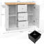 127 cm W Kitchen Island with