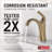 Arvo Single Hole Bathroom Faucet with Drain Assembly, Single Handle Bathroom Sink Faucet-58972586