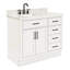 Meuble-lavabo simple en bois massif Tidworth de 42 po avec plateau en marbre de Carrare de 1,5 po-1319906780-1319906781-1285786075
