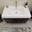 Ensemble de meuble-lavabo simple mural 35,4 "-70381327