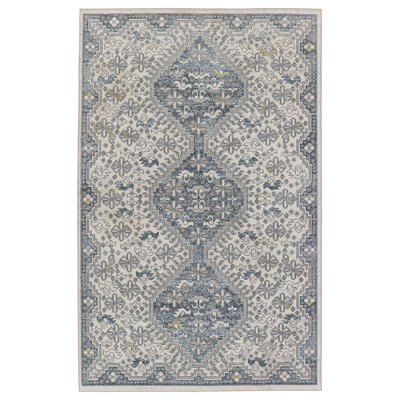 Tapis oriental crème / bleu Phoebe