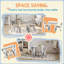 AIYAPLAY 3 Pcs Height Adjustable Kids Table and Chair Set for Playroom-1318467650