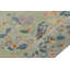 Art Deco Hand Knotted Wool Floral Area Rug-2060118161